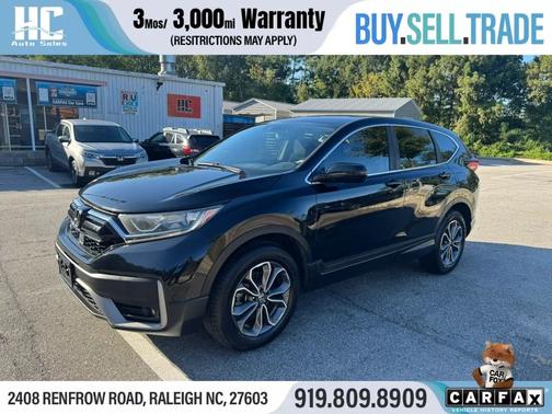 Crystal Black Pearl 2021 Honda CR-V EX AWD