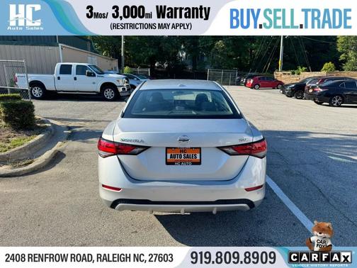 Brilliant Silver Metallic 2022 Nissan Sentra SV CVT