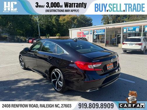 Crystal Black Pearl 2020 Honda Accord Sport 1.5T CVT