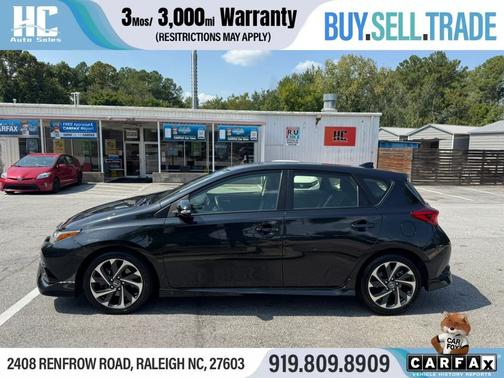 Black Sand Pearl 2018 Toyota Corolla iM Manual (Natl)