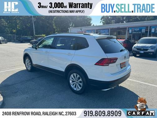 Pure White 2020 Volkswagen Tiguan 2.0T S FWD