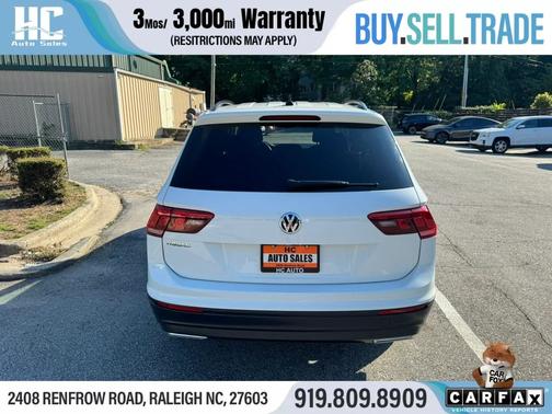 Pure White 2020 Volkswagen Tiguan 2.0T S FWD