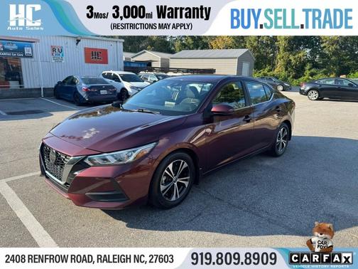 Rosewood Metallic 2020 Nissan Sentra SV CVT
