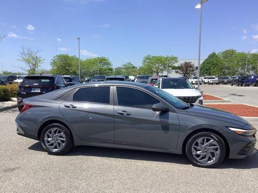 Ecotronic Gray Pearl 2024 Hyundai ELANTRA HEV Blue