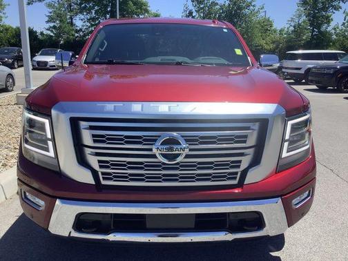 Cardinal Red Metallic 2021 Nissan Titan Platinum Reserve
