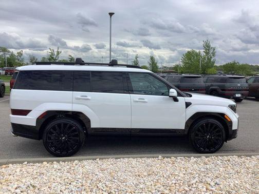 Serenity White 2026 Hyundai SANTA FE Calligraphy