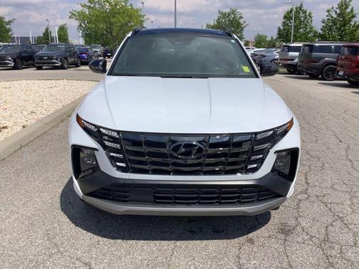 White Pearl 2024 Hyundai TUCSON Hybrid N Line