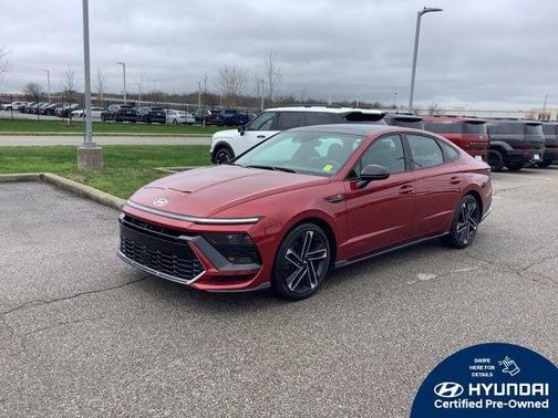 Ultimate red 2024 Hyundai SONATA N Line