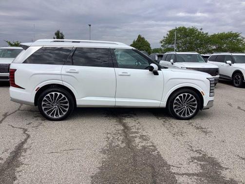 Creamy White Pearl 2026 Hyundai Palisade Hybrid Calligraphy