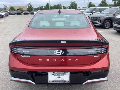 Ultimate red 2025 Hyundai SONATA Hybrid SE