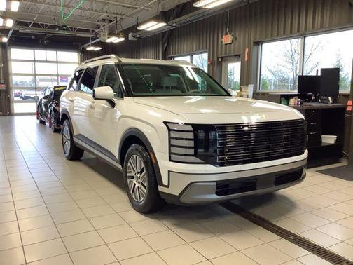 Creamy White Pearl 2026 Hyundai Palisade Hybrid SEL Premium 7P