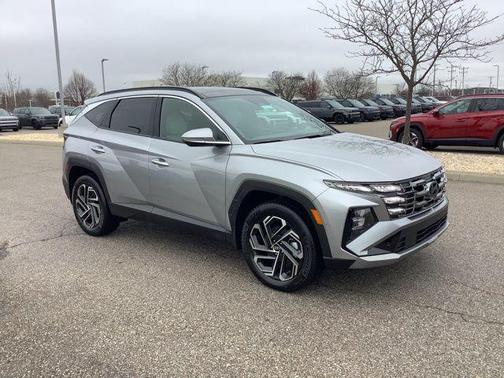 Shimmering Silver 2026 Hyundai TUCSON Hybrid Limited