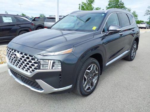 Portofino Gray 2023 Hyundai SANTA FE HEV SEL Premium