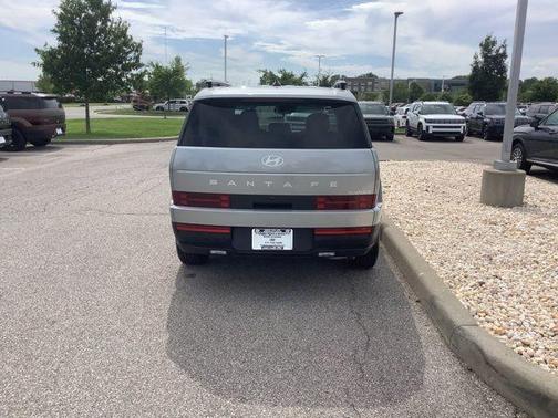 Shimmering Silver 2026 Hyundai SANTA FE HEV SEL AWD