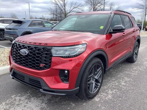Rapid Red Metallic Tinted Clearcoat 2025 Ford Explorer ST