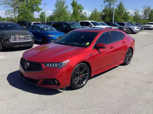 Performance Red Pearl 2020 Acura TLX Technology