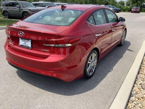 Scarlet Red Pearl 2017 Hyundai ELANTRA Limited