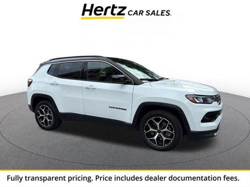 Bright White Clearcoat 2025 Jeep Compass Limited