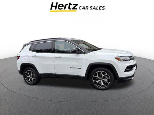 Bright White Clearcoat 2025 Jeep Compass Limited