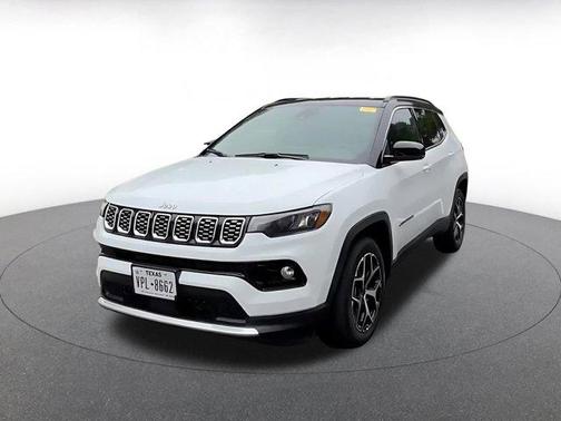 Bright White Clearcoat 2025 Jeep Compass Limited