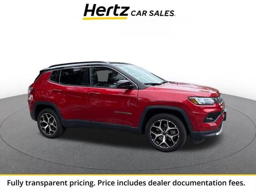 Red Hot Pearlcoat 2025 Jeep Compass Limited