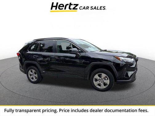 Midnight Black Metallic 2025 Toyota RAV4 Hybrid LE