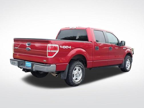 Red 2010 Ford F-150 XLT