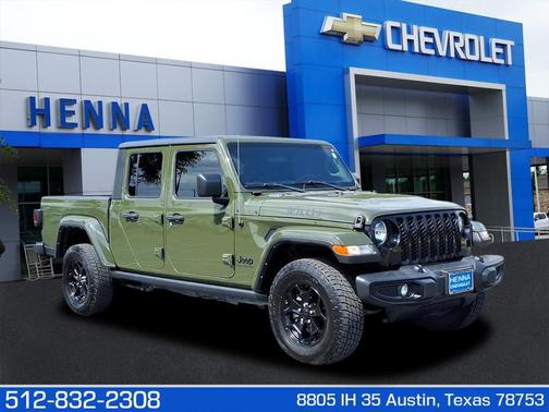 Sarge Green Clearcoat 2023 Jeep Gladiator Willys 4x4