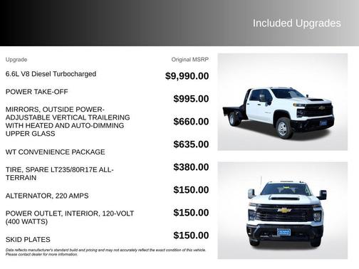 Summit White 2026 Chevrolet Silverado 3500 WT