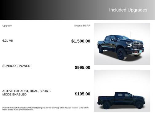 Black 2026 Chevrolet Silverado 1500 ZR2
