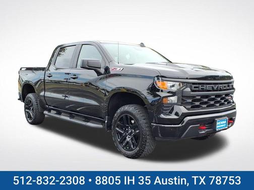 Black 2024 Chevrolet Silverado 1500 Custom Trail Boss