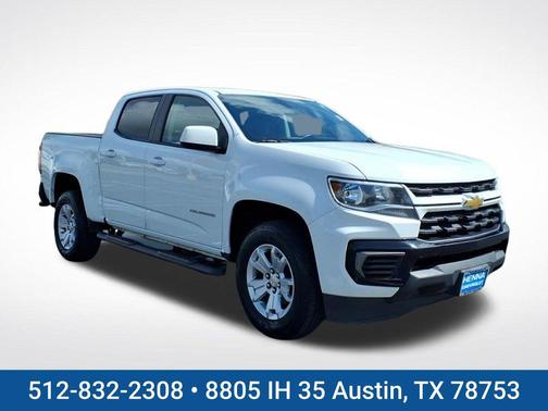 Summit White 2021 Chevrolet Colorado LT