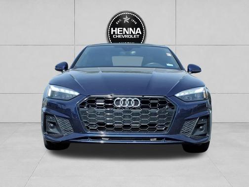 Blue 2021 Audi A5 Sportback 45 S Line Premium Plus