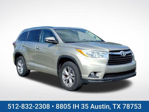 Gold 2014 Toyota Highlander XLE