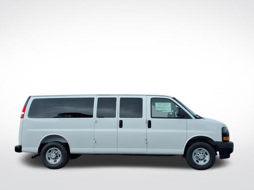 Summit White 2026 Chevrolet Express 3500 3500 Extended Wheelbase, LS, RWD
