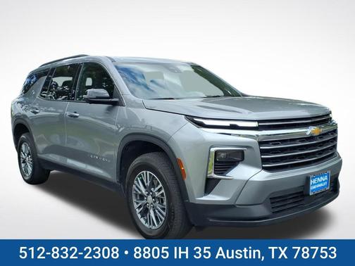 Sterling Gray Metallic 2025 Chevrolet Traverse LT