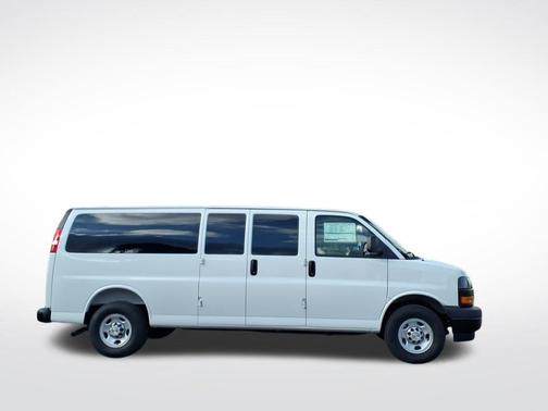 Summit White 2026 Chevrolet Express 3500 3500 Extended Wheelbase, LS, RWD