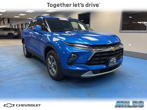 Riptide Blue Metallic 2024 Chevrolet Blazer 3LT