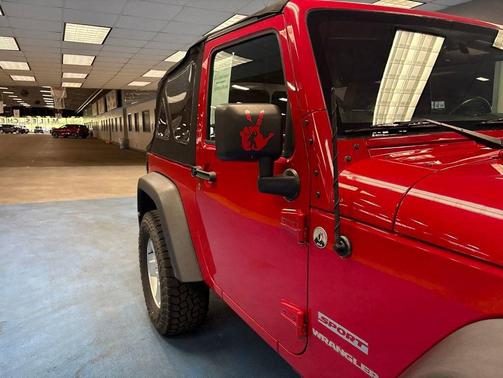 Red 2010 Jeep Wrangler Sport