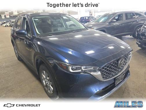 Blue 2025 Mazda CX-5 2.5 S Preferred Package