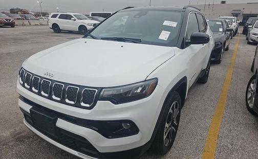 Bright White Clearcoat 2023 Jeep Compass Limited