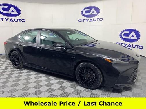 Midnight Black Metallic 2025 Toyota Camry LE