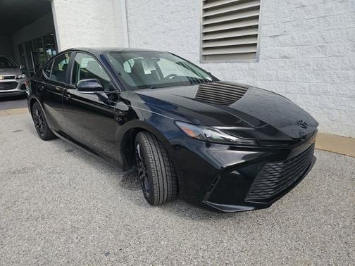Midnight Black Metallic 2025 Toyota Camry LE