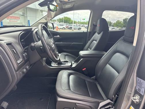 Satin Steel Metallic 2022 GMC Canyon 4WD AT4 w/Leather
