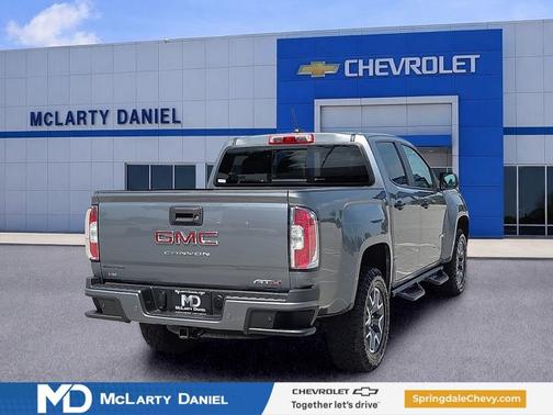 Satin Steel Metallic 2022 GMC Canyon 4WD AT4 w/Leather
