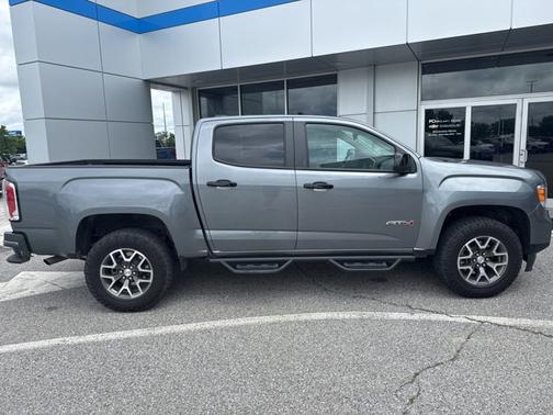 Satin Steel Metallic 2022 GMC Canyon 4WD AT4 w/Leather