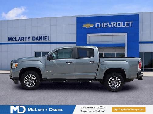 Satin Steel Metallic 2022 GMC Canyon 4WD AT4 w/Leather