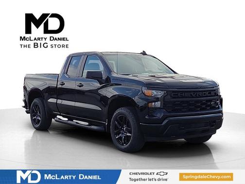 Black 2026 Chevrolet Silverado 1500 Custom Truck