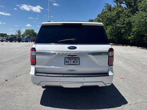 Star White Metallic Tri-Coat 2020 Ford Expedition Max Platinum