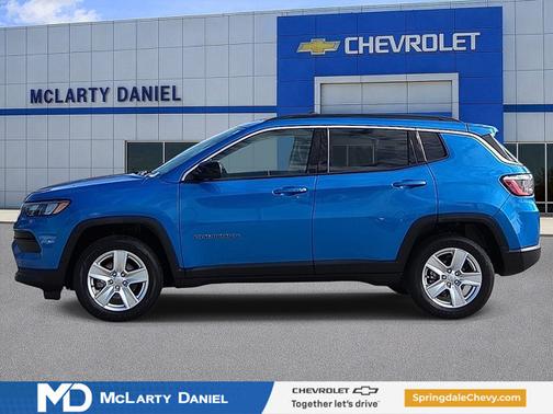 Laser Blue Pearlcoat 2022 Jeep Compass Latitude